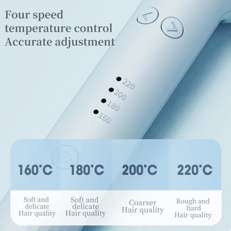 hair straightening large wave electric negative